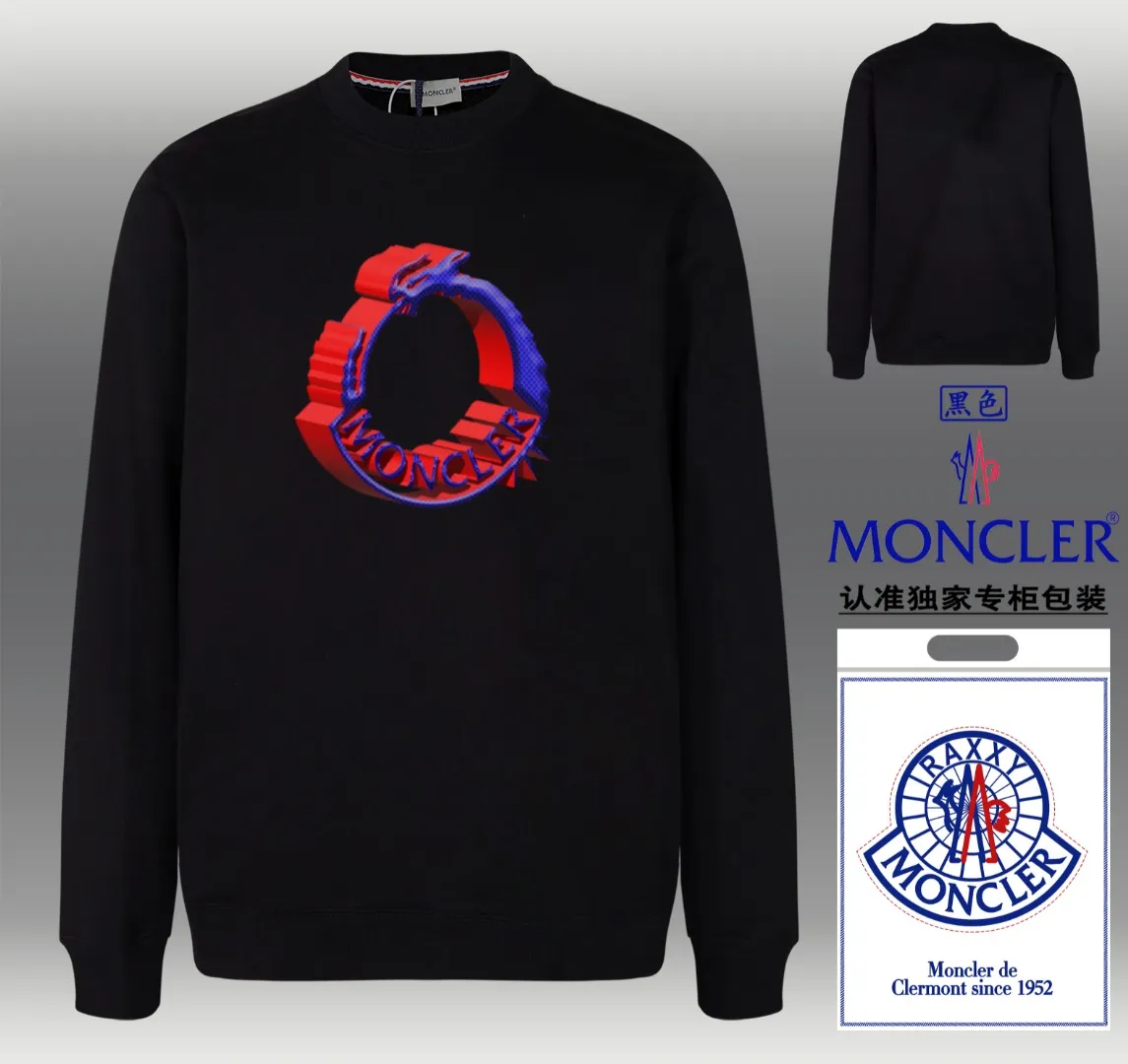 📦 📦 【 In Stock】 〖 𝐌𝐎𝐍𝐂𝐋𝐄𝐑~ 〗 440g ， 😎 ， ， Factory 2025 T ， ， Premium Breathable Same Style ：Black White Size：S M L XL 2XL